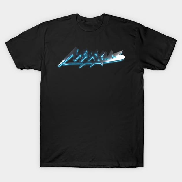 Maxxus Classic Logo - Black / Blue T-Shirt by maxxusmusic